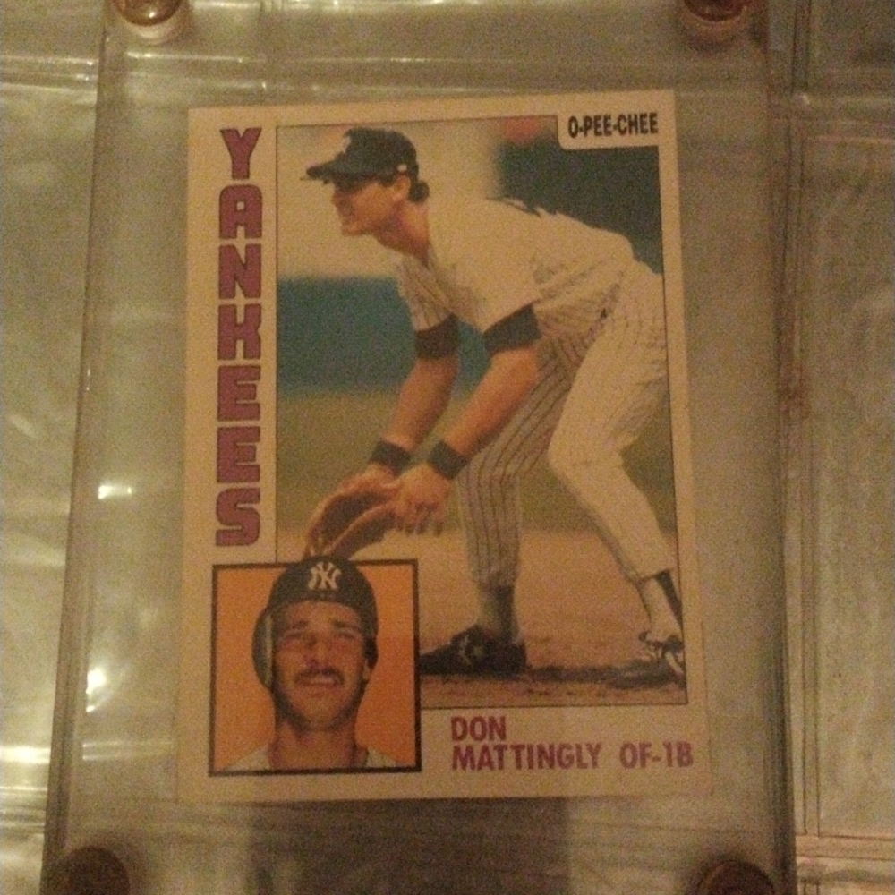 Don mattingly ball card